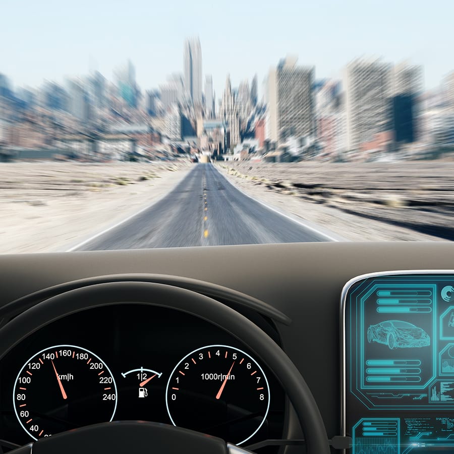 dash camera view